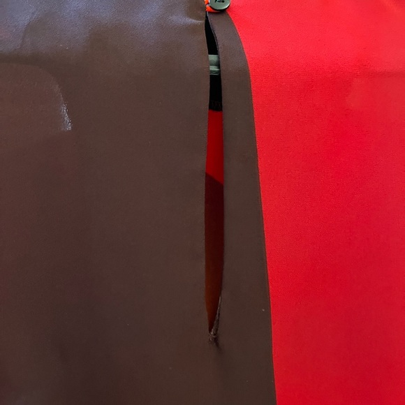 Red + black blouse by Warehouse - Picture 3 of 6